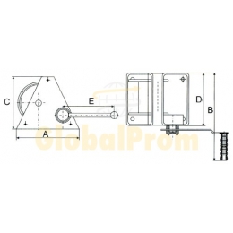 Лебідка ручна шестернева GR Лебідка ручна шестернева GR