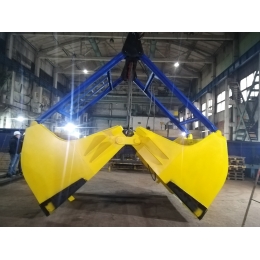 Грейфер двощелепний штанговий довголанковий