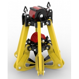 Грейфер багатощелепний чотириканатний