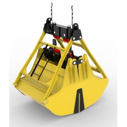 Грейфер двощелепний штанговий довголанковий