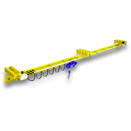 Кран балка електрична з двома прольотами