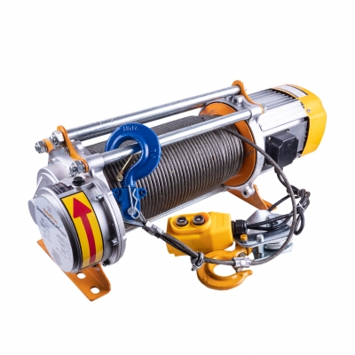 Лебідка електрична KCD 750/1500 з тросом 100 м