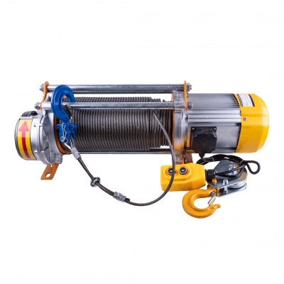 Лебідка електрична KCD 750/1500 з тросом 100 м